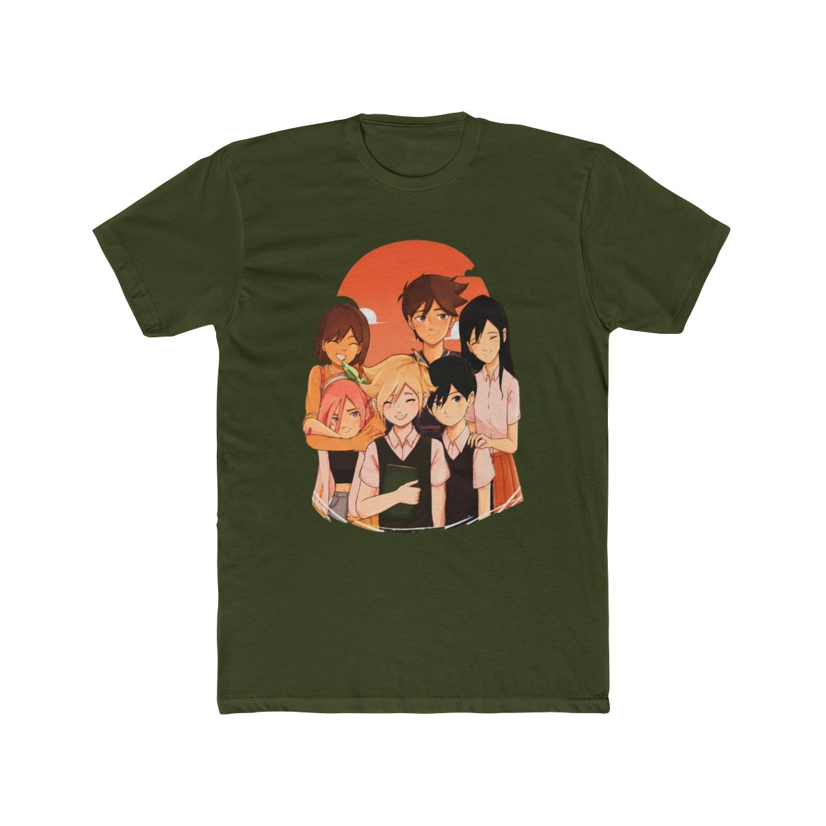 omori game tshirt - Omori anime fanart T Shirt - Basil Sunny Tshirt - alternate angle 5, merchandise