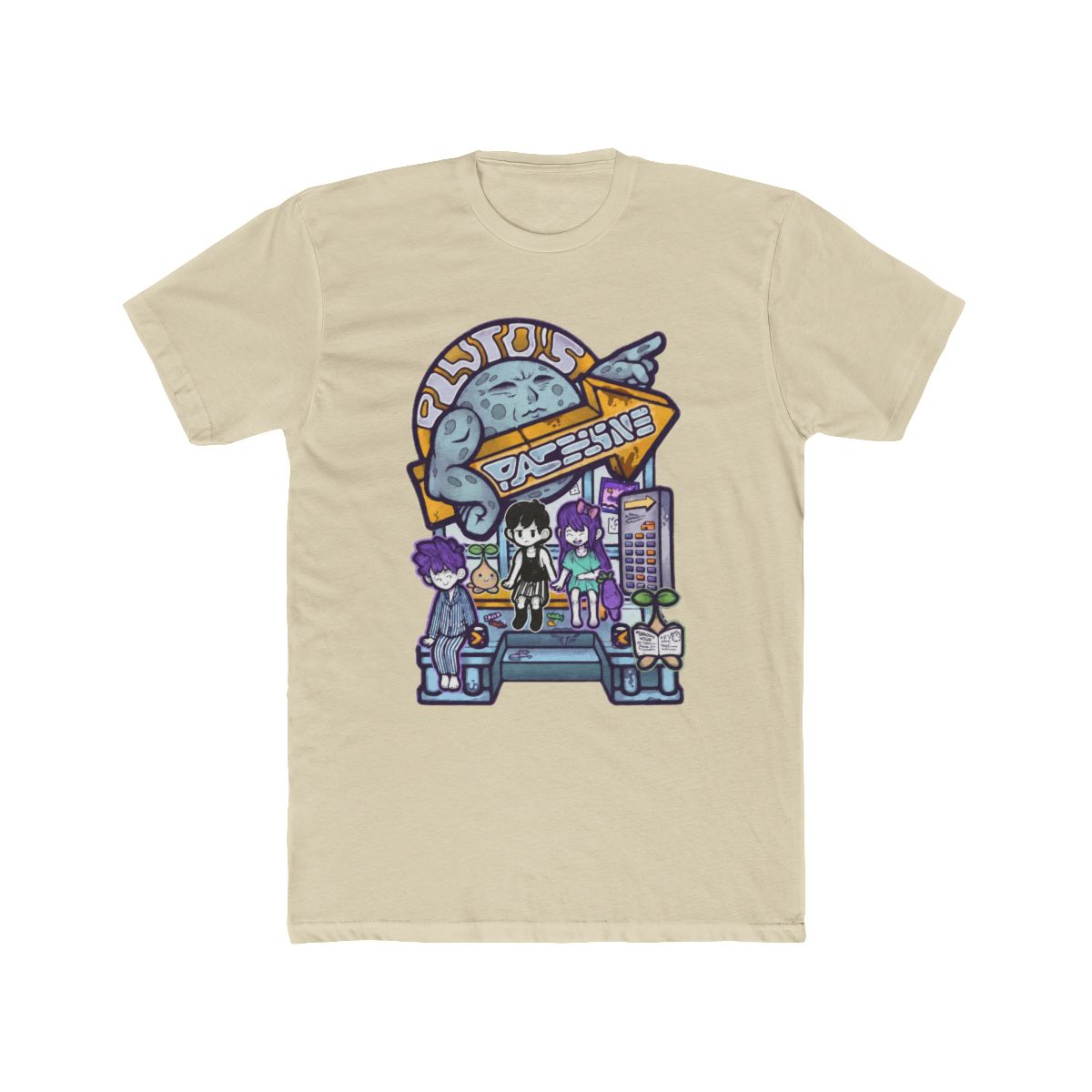 OMORI : PLUTO'S SPACELINE Retro Multi-print T Shirt